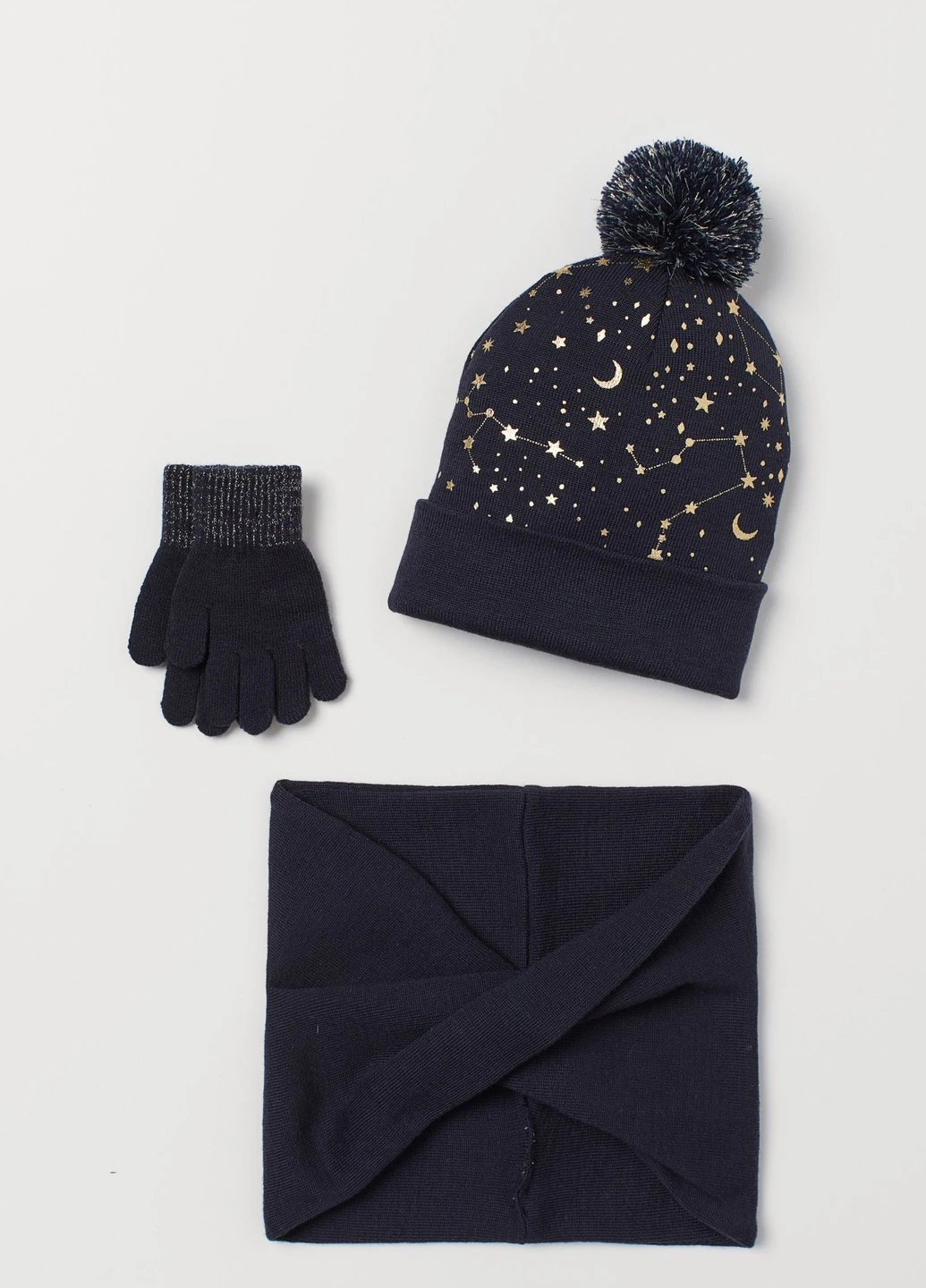 Комплект (шапка, хомут, перчатки) H&M (249903432)