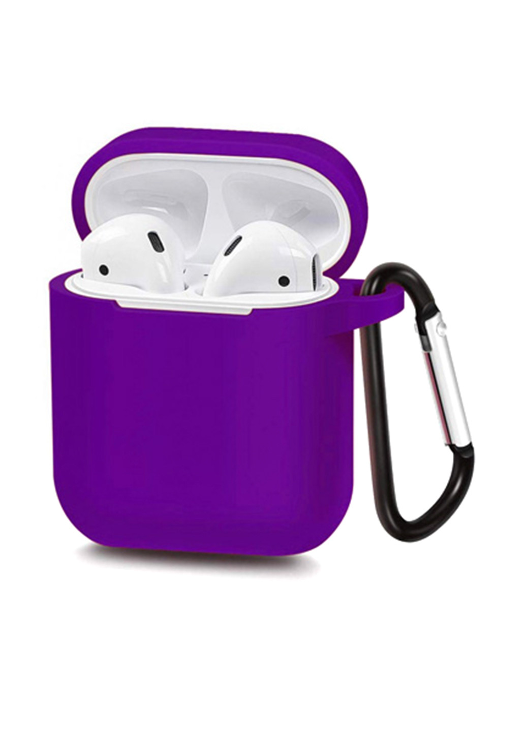 Чохол Liquid Silicone Case Blueo for apple airpods with carbine purple (178099582)