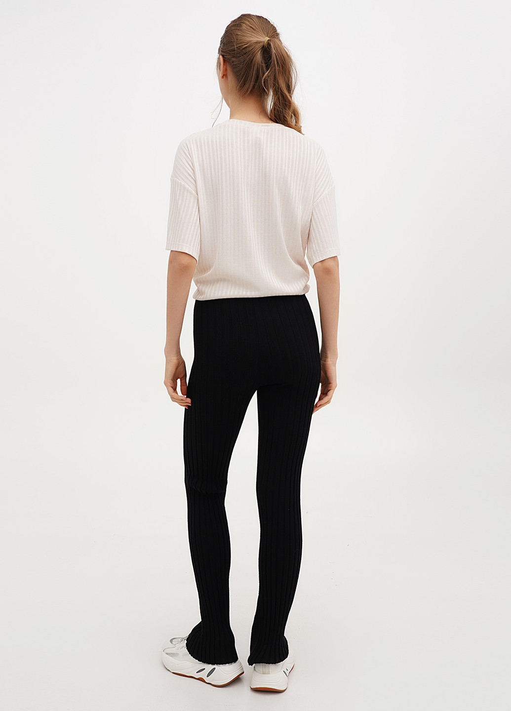 Черные демисезонные леггинсы Monki