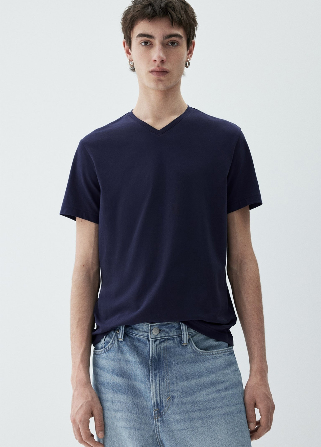 Темно-синя футболка H&M