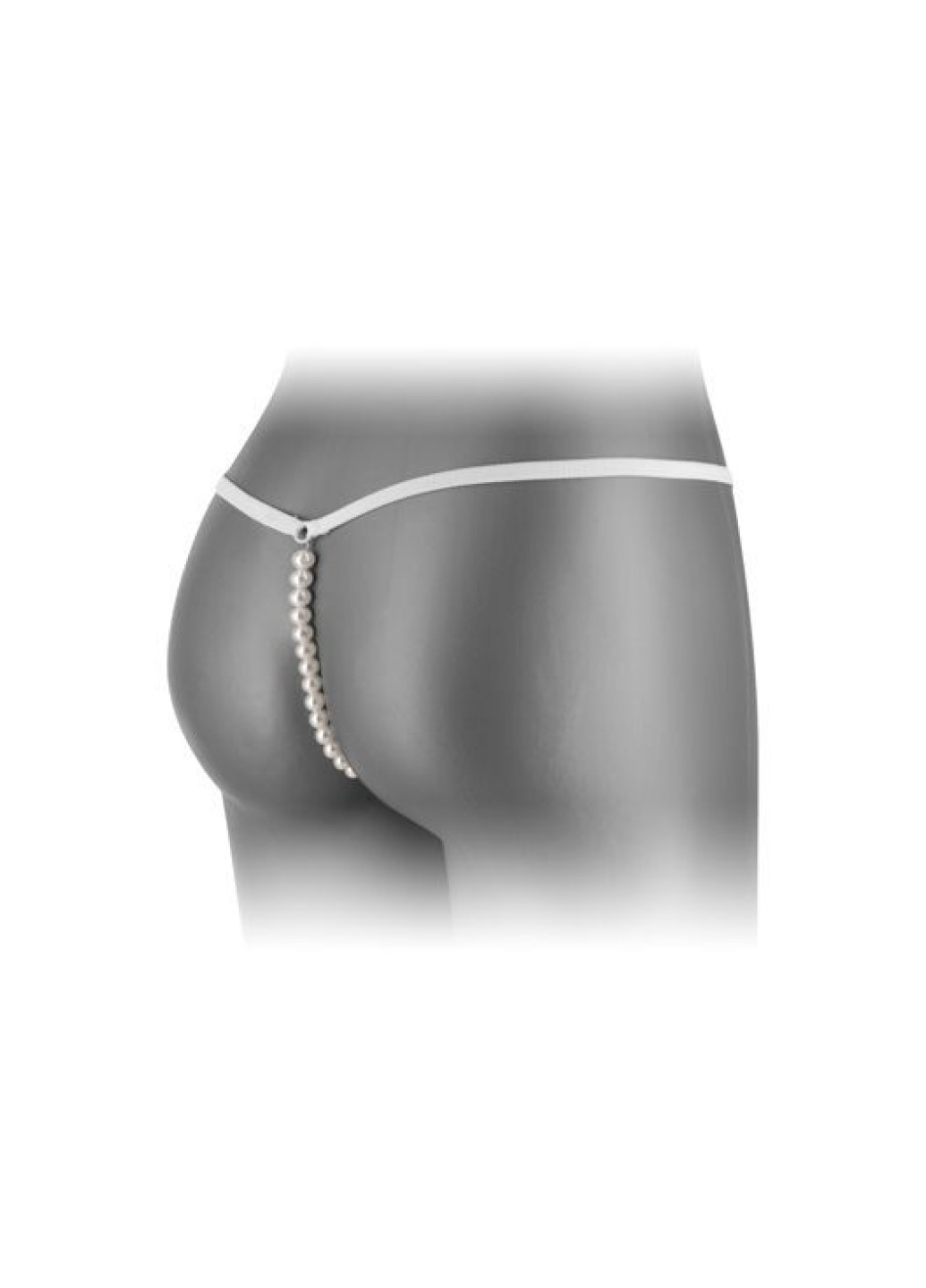 Трусики-стринги с жемчужной ниткой VENUSINA White Fashion Secret (252025514)