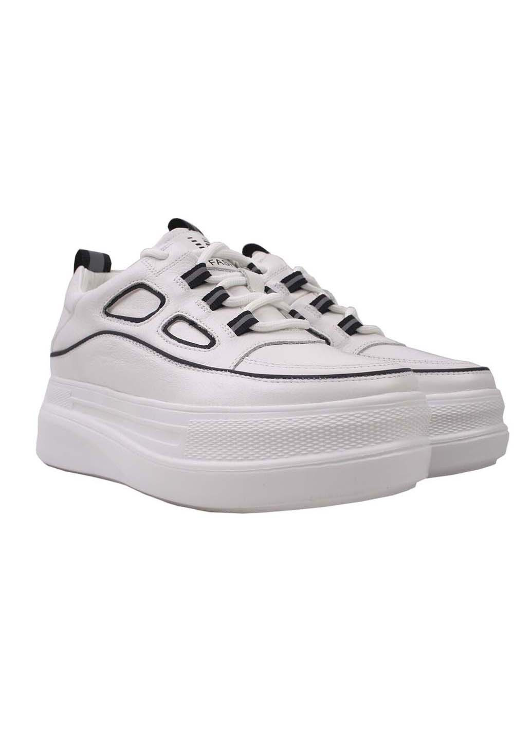 Белые демисезонные кроссовки Berkonty 207-20DTC