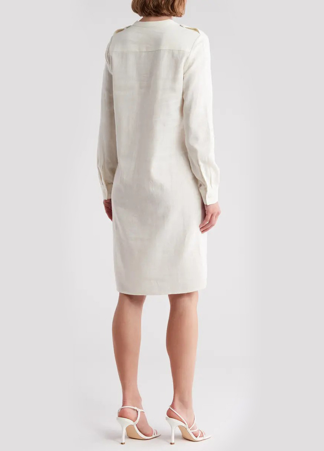 Молочна кежуал сукня сукня-сорочка Calvin Klein однотонна