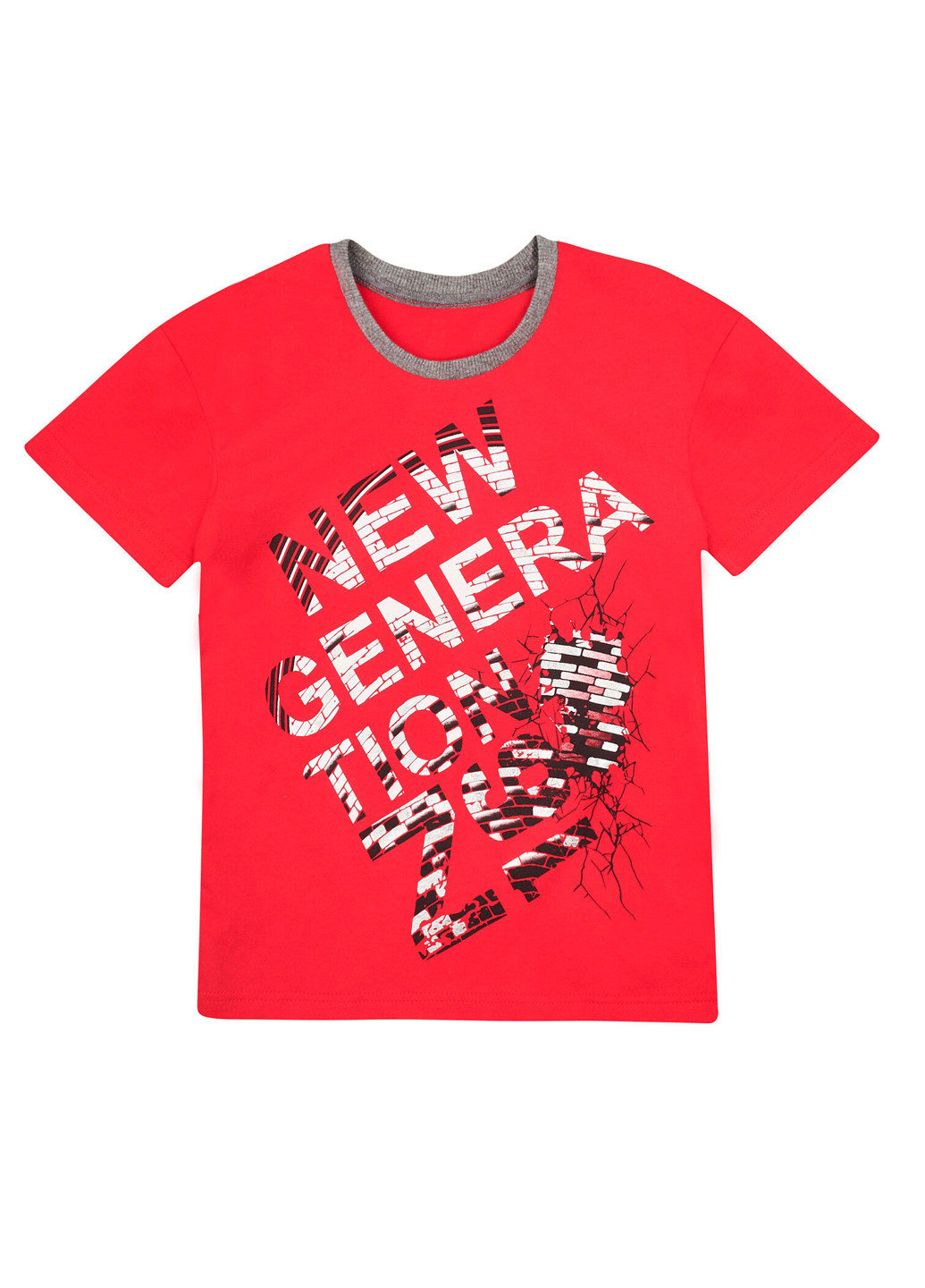 Красная летняя футболка Ляля