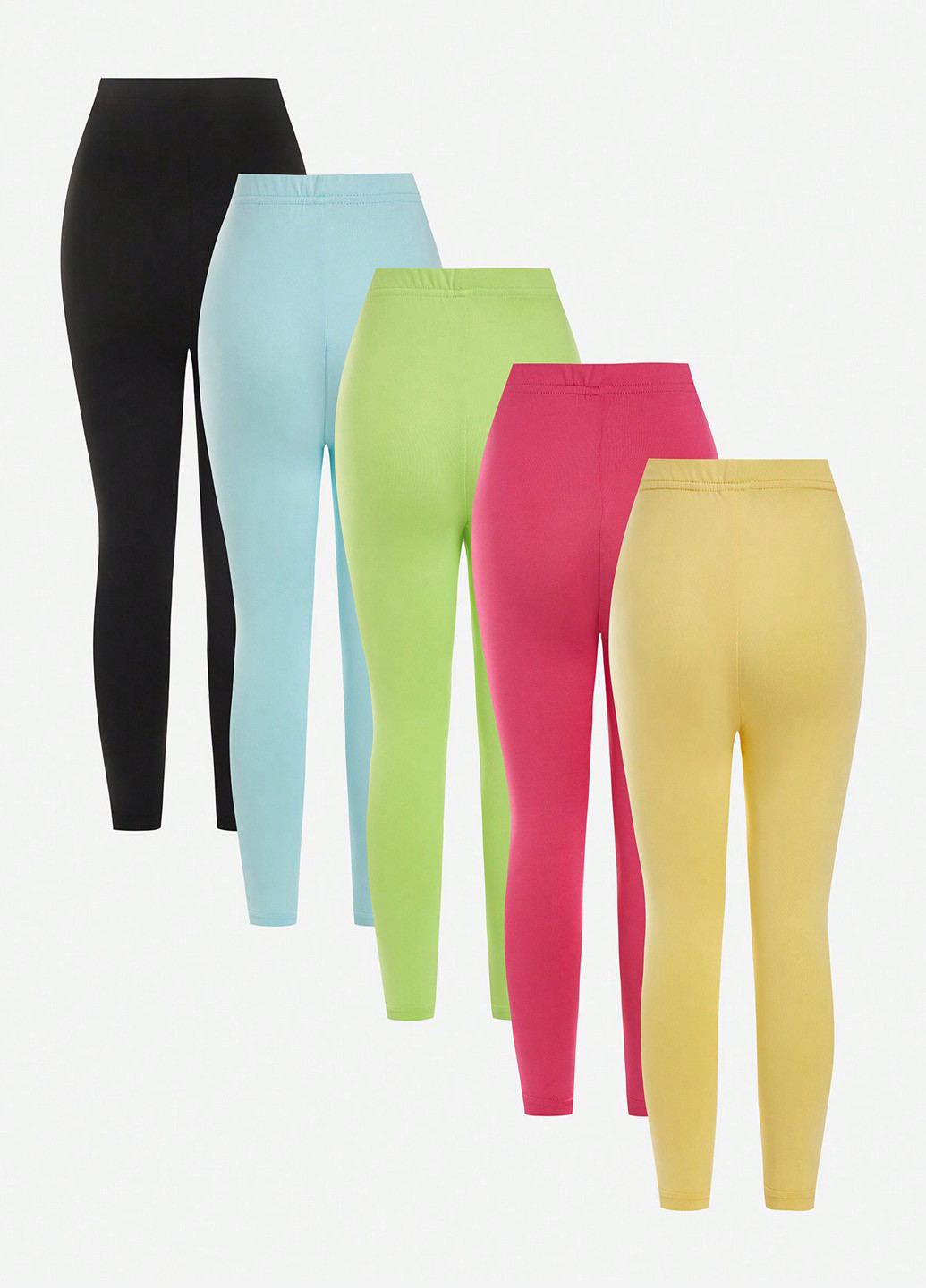 Комбинированные демисезонные леггинсы (6 шт.) SHEIN