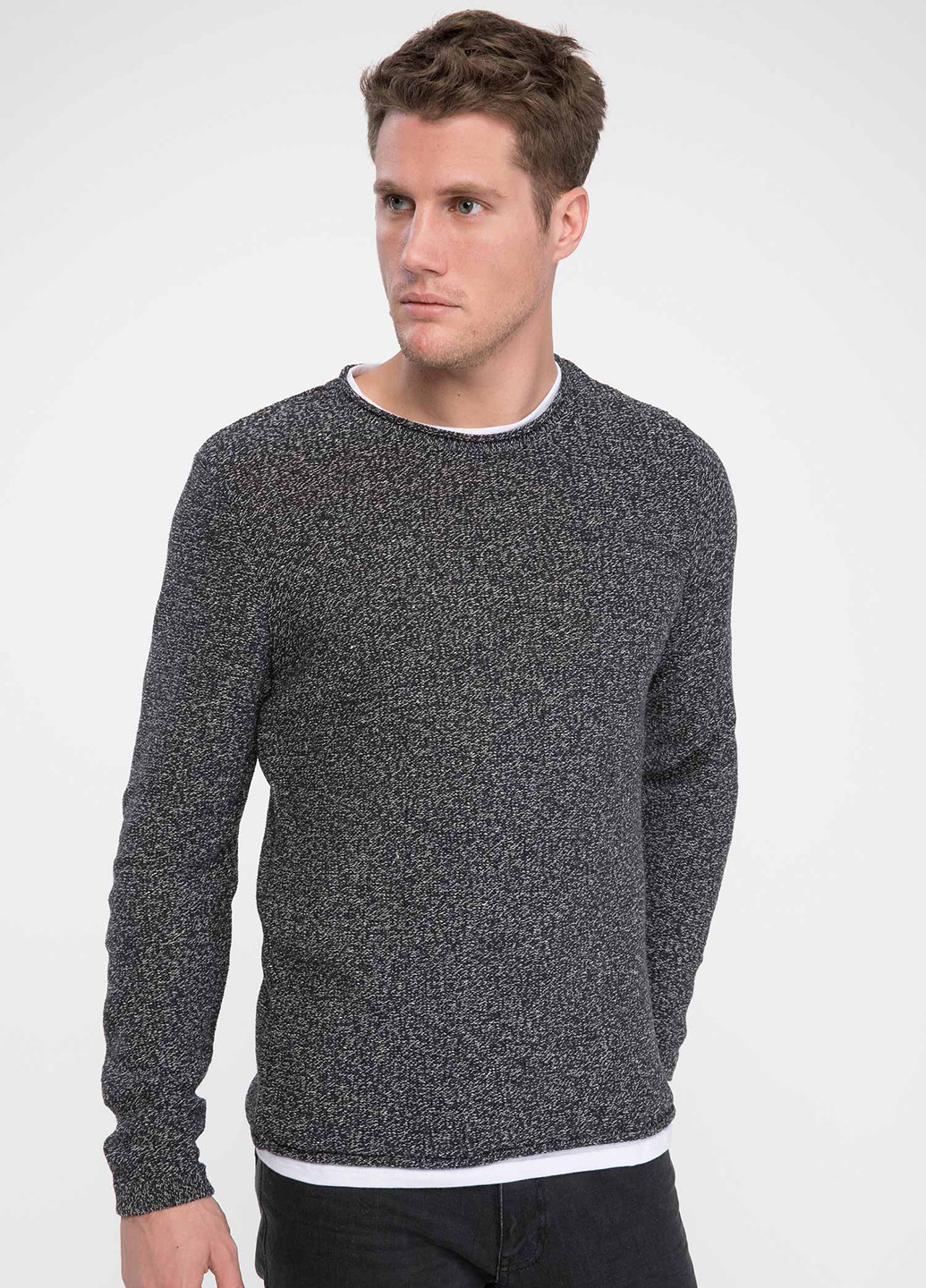 Темно-сірий демісезонний светр джемпер DeFacto