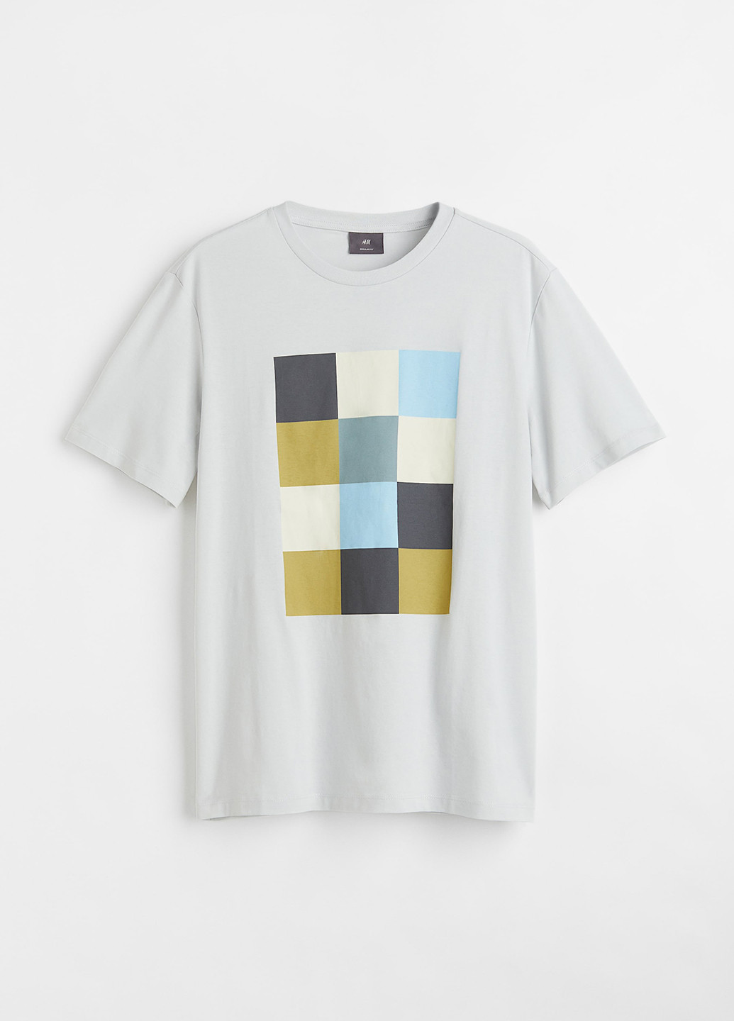 Светло-серая футболка H&M