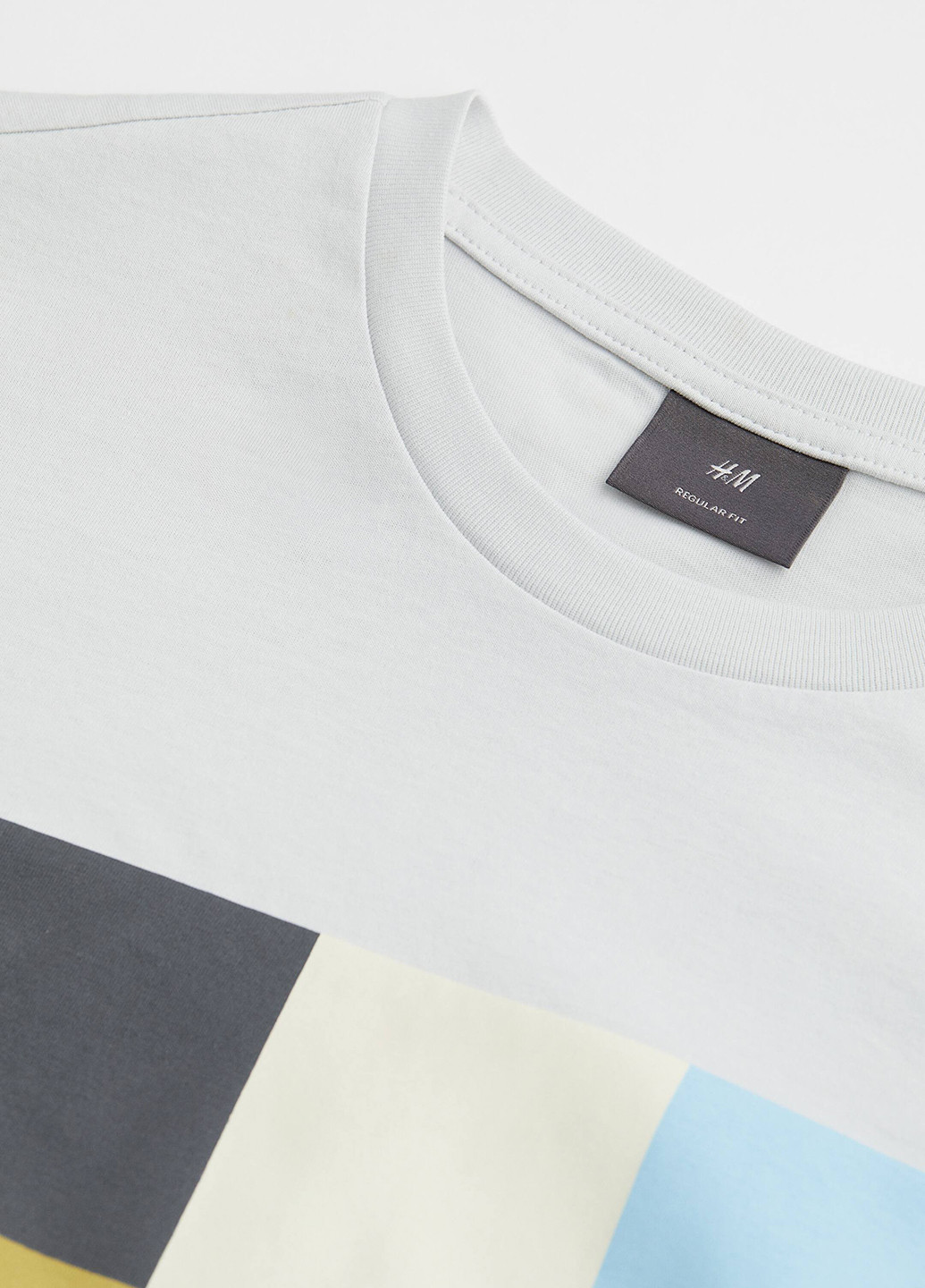 Светло-серая футболка H&M