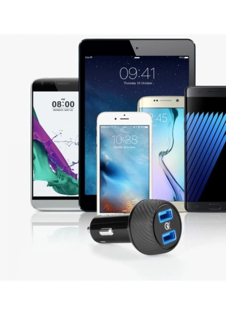 Зарядний пристрій PowerDrive - 2 Quick Charge 3.0 Ports V3 (Black) (A2228H11) Anker (216637944)