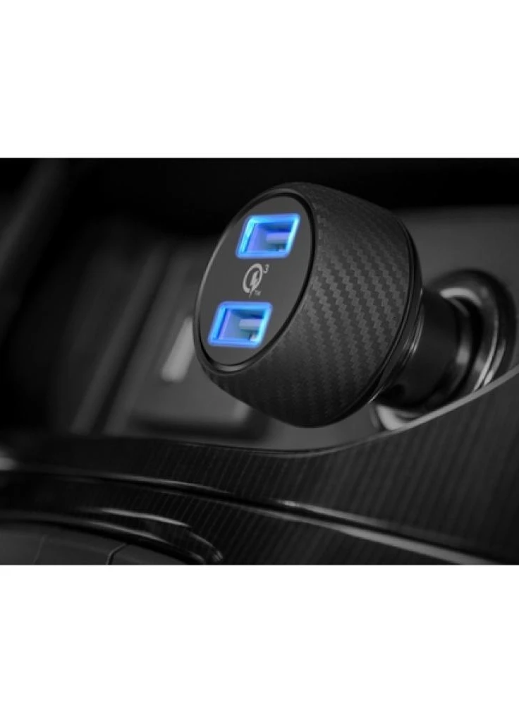 Зарядний пристрій PowerDrive - 2 Quick Charge 3.0 Ports V3 (Black) (A2228H11) Anker (216637944)