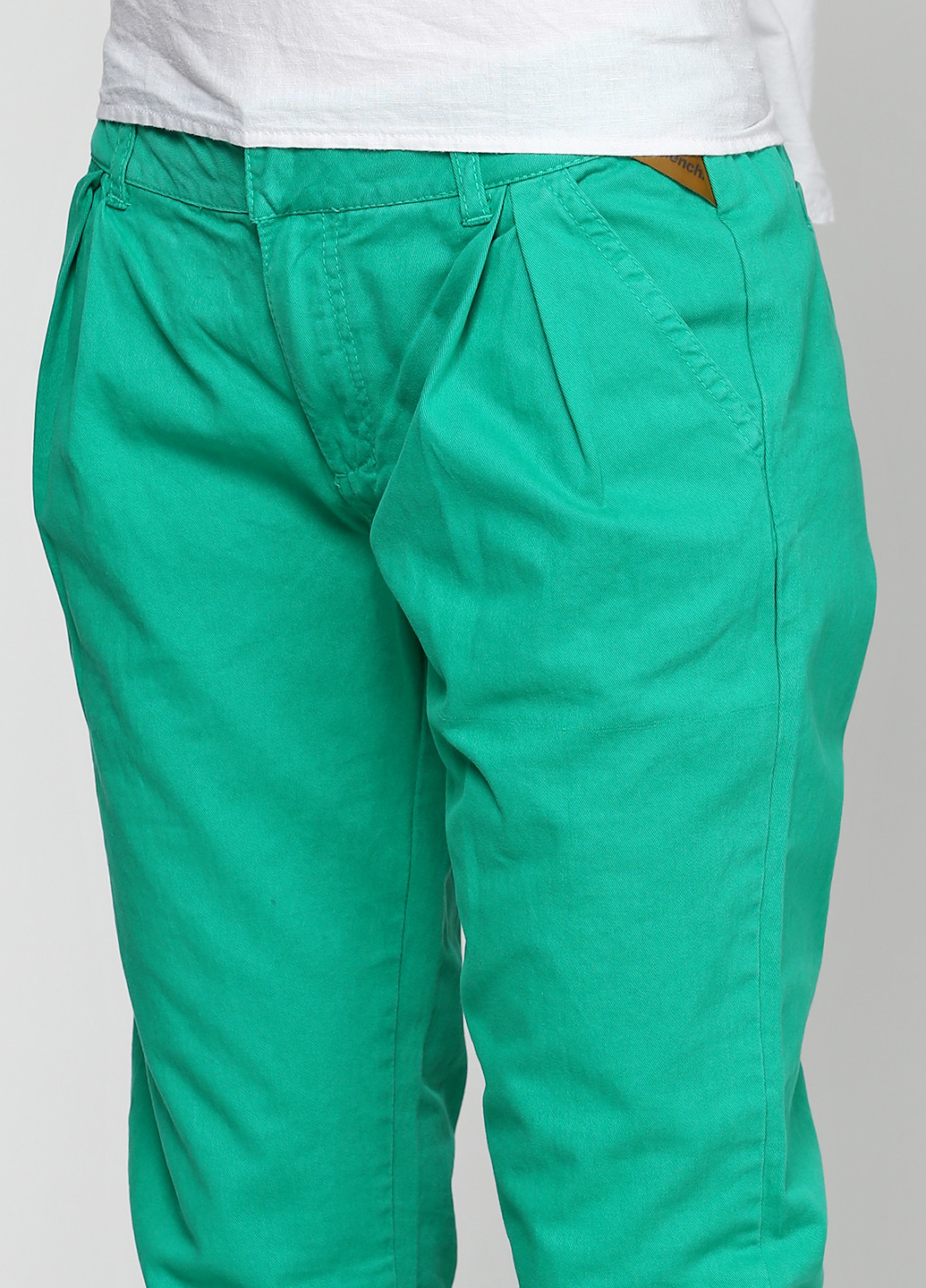 Зеленые кэжуал демисезонные брюки Bench