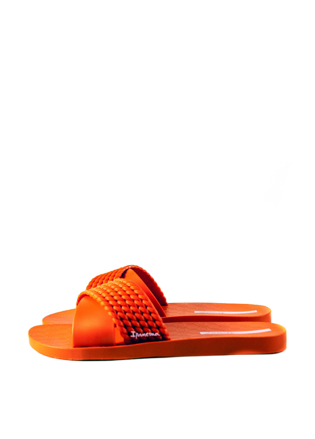 Оранжевые шлепанцы Ipanema с логотипом