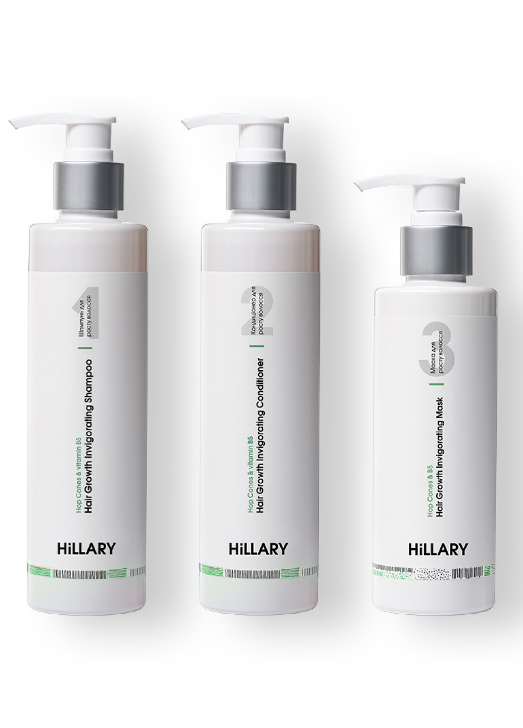 Комплекс для росту волосся Hop Cones & B5 Hair Growth Invigorating Hillary (254540395)