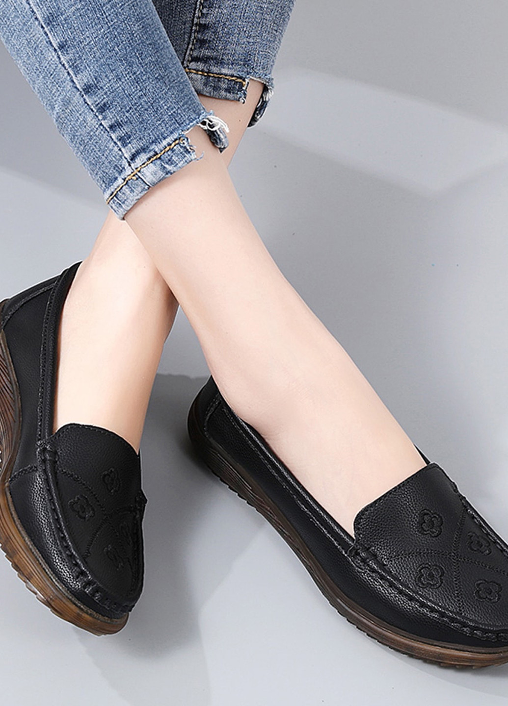 SHEIN Туфлі лофери чорний з штучна шкіра, китай — демісезон (329912102)