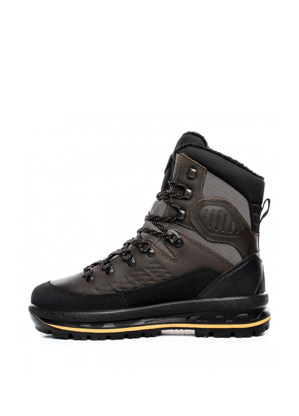 Коричневые зимние ботинки тимберленды Manul