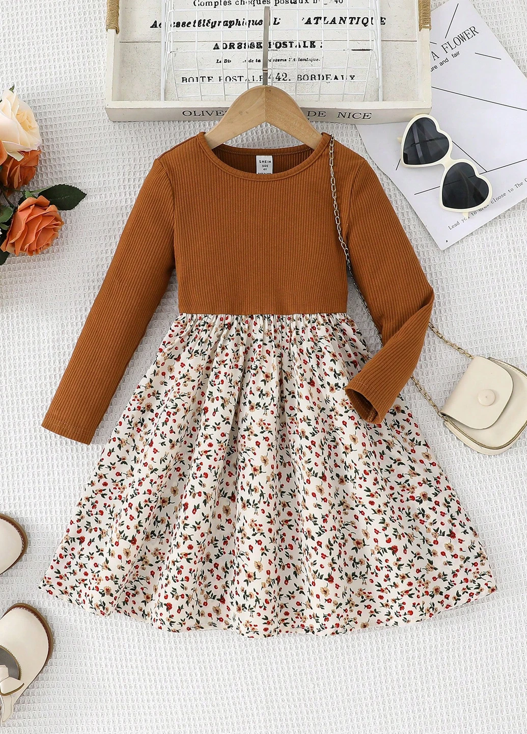 Комбінована сукня SHEIN (343142131)