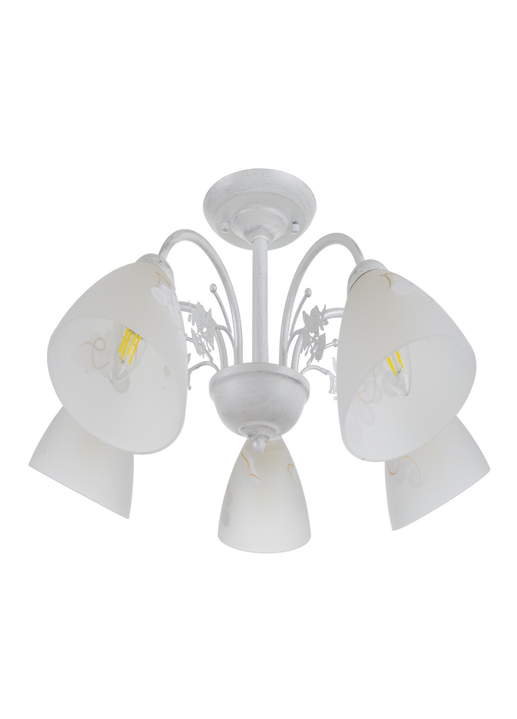 Люстра LK-685S/5 E14 WH/SL Brille (193196121)