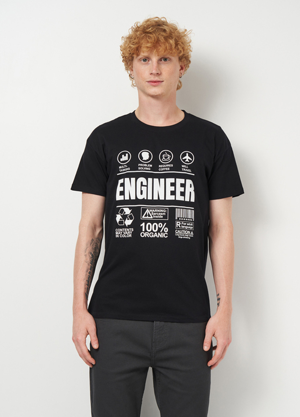 Чорна футболка Sol's Regent