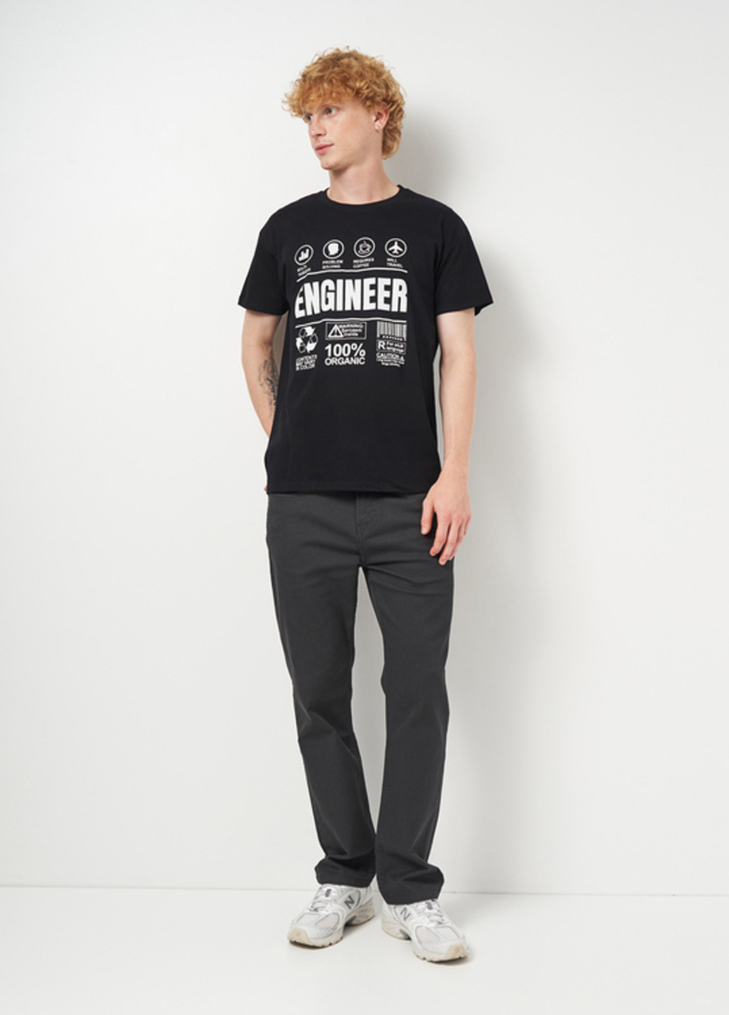 Чорна футболка Sol's Regent