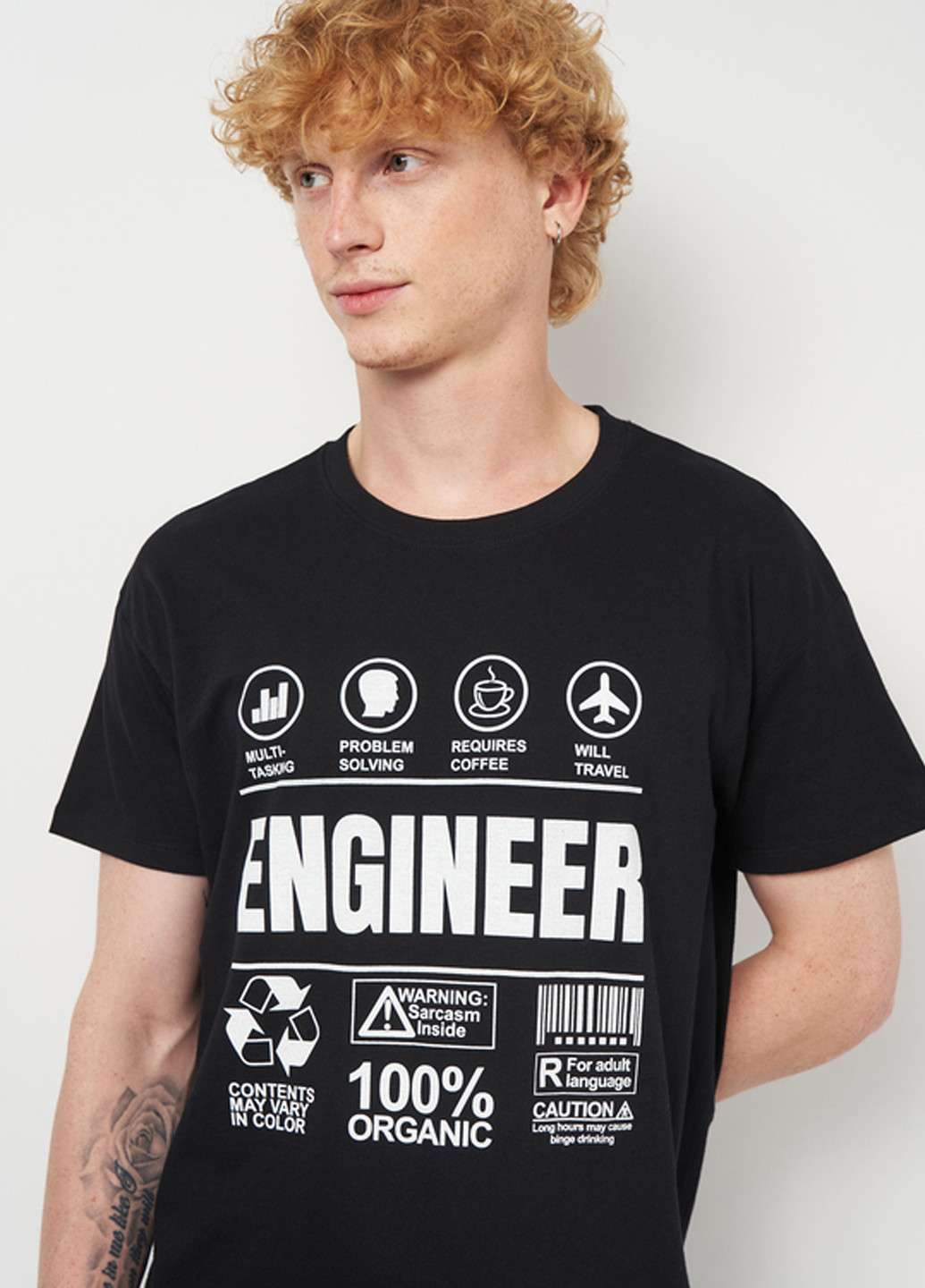 Чорна футболка Sol's Regent