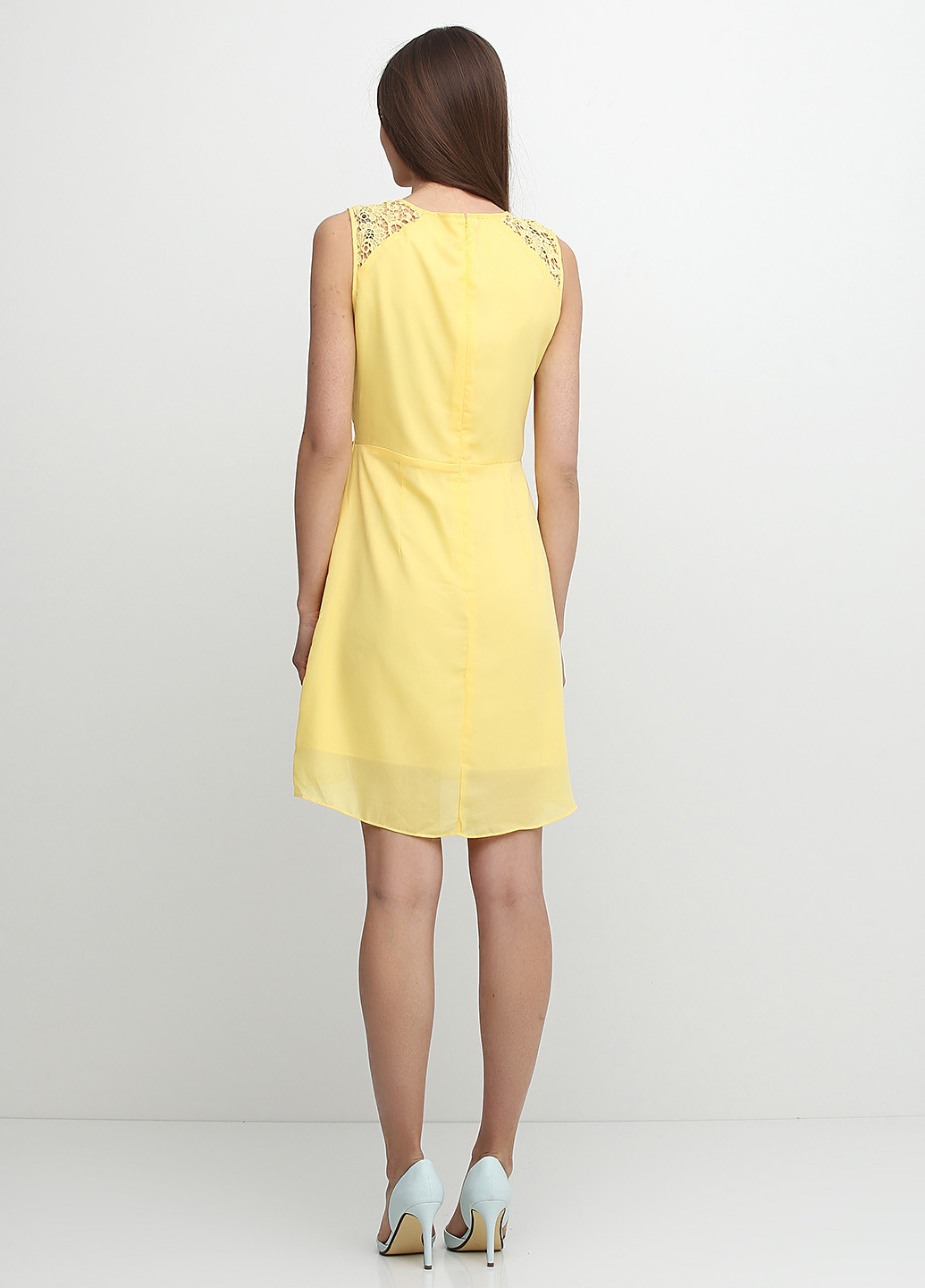 Желтое кэжуал платье Uttam Boutique однотонное