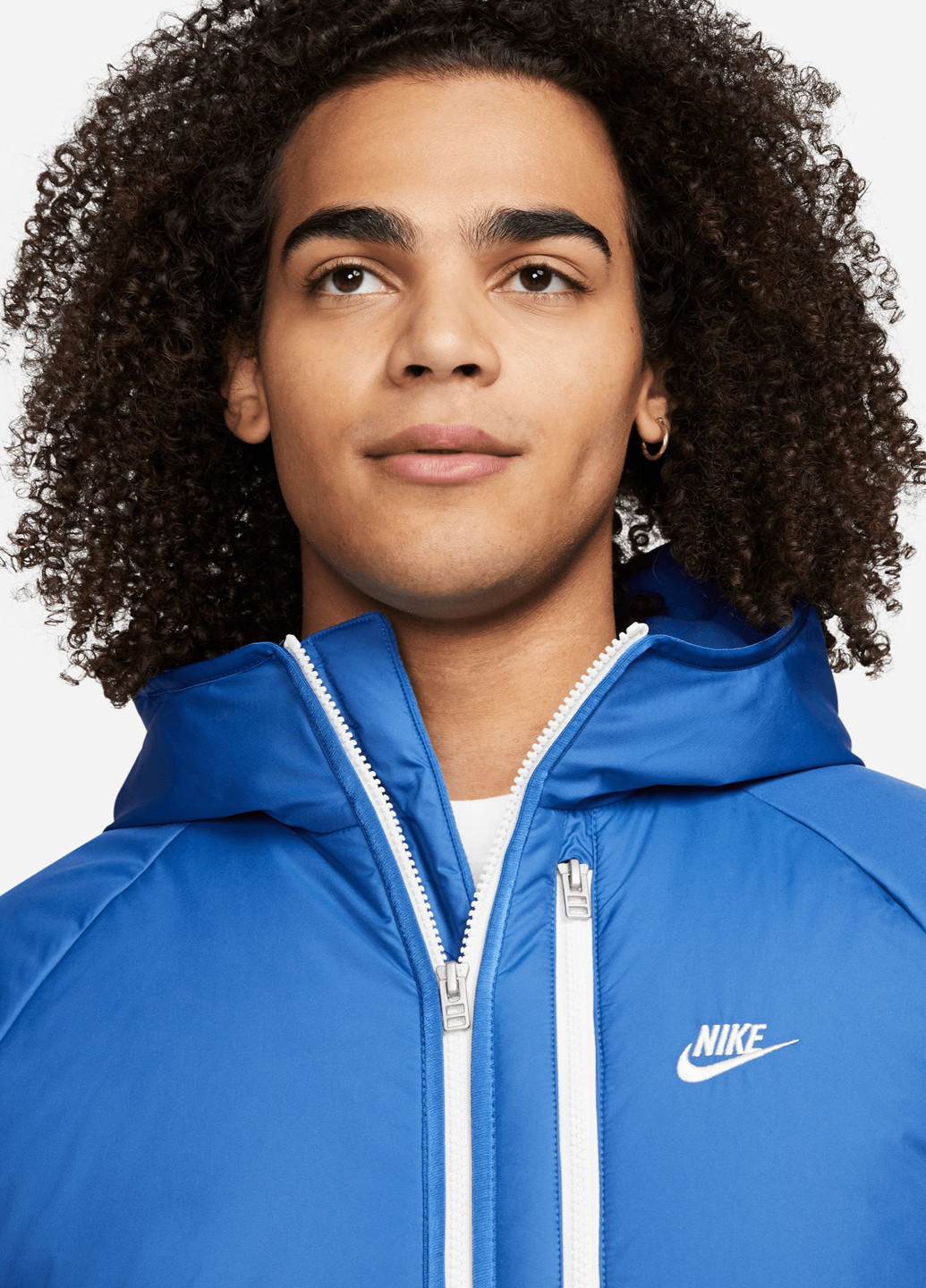 Синяя демисезонная куртка Nike SPORTSWEAR THERMA-FIT REPEL LEGACY