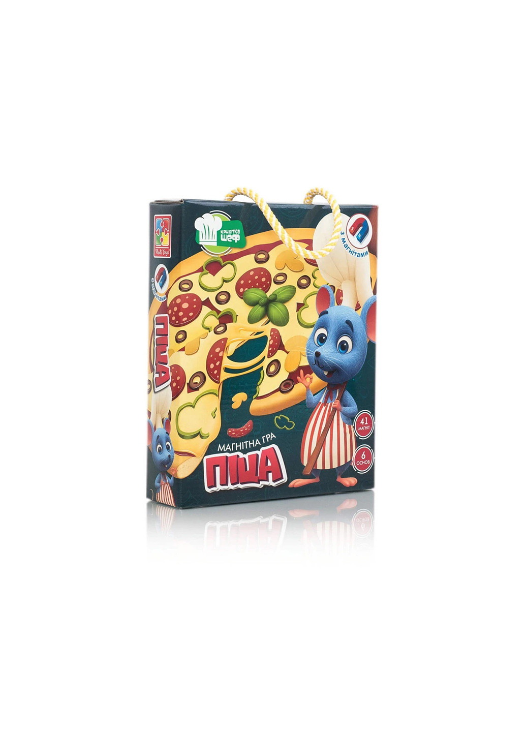Магнитная игра Пицца Vladi toys vt3004-02 (255293170)