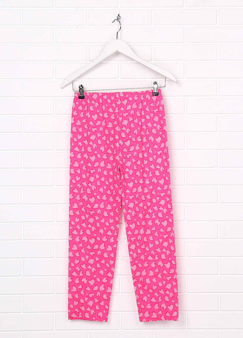 Розовые домашние демисезонные прямые брюки Primark