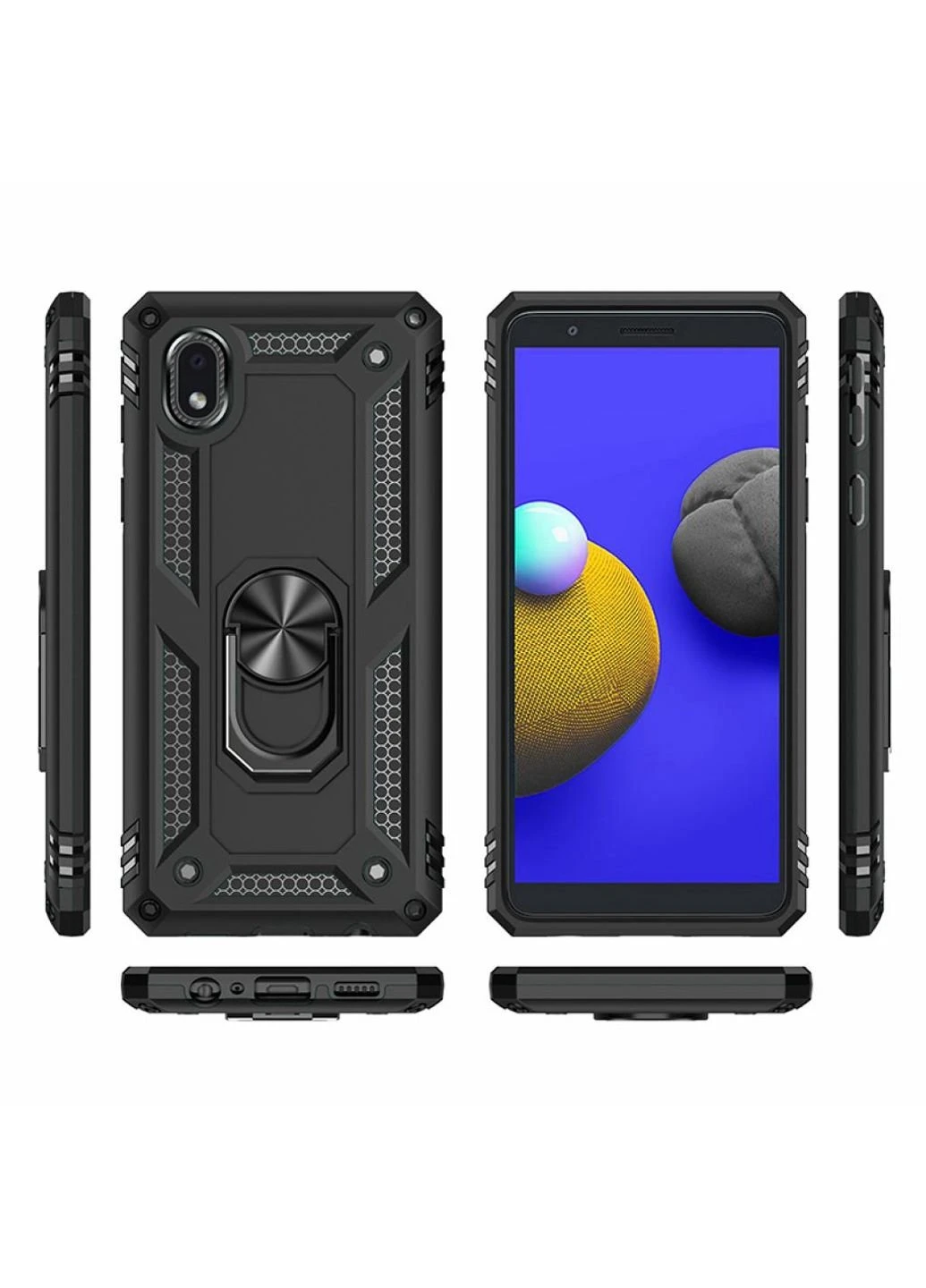 Чохол для мобільного телефону Military Samsung Galaxy A01 Core SM-A013 Black (705563) BeCover (252571286)