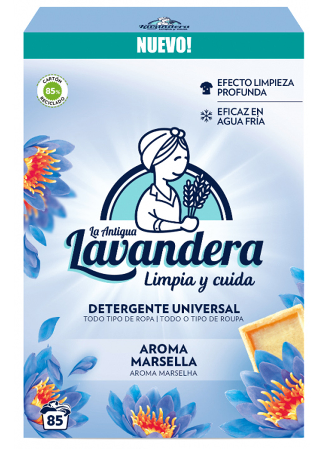 Стиральный порошок Universal Marsella, 4.675 кг, 85 стирок La Antigua Lavandera (254868705)