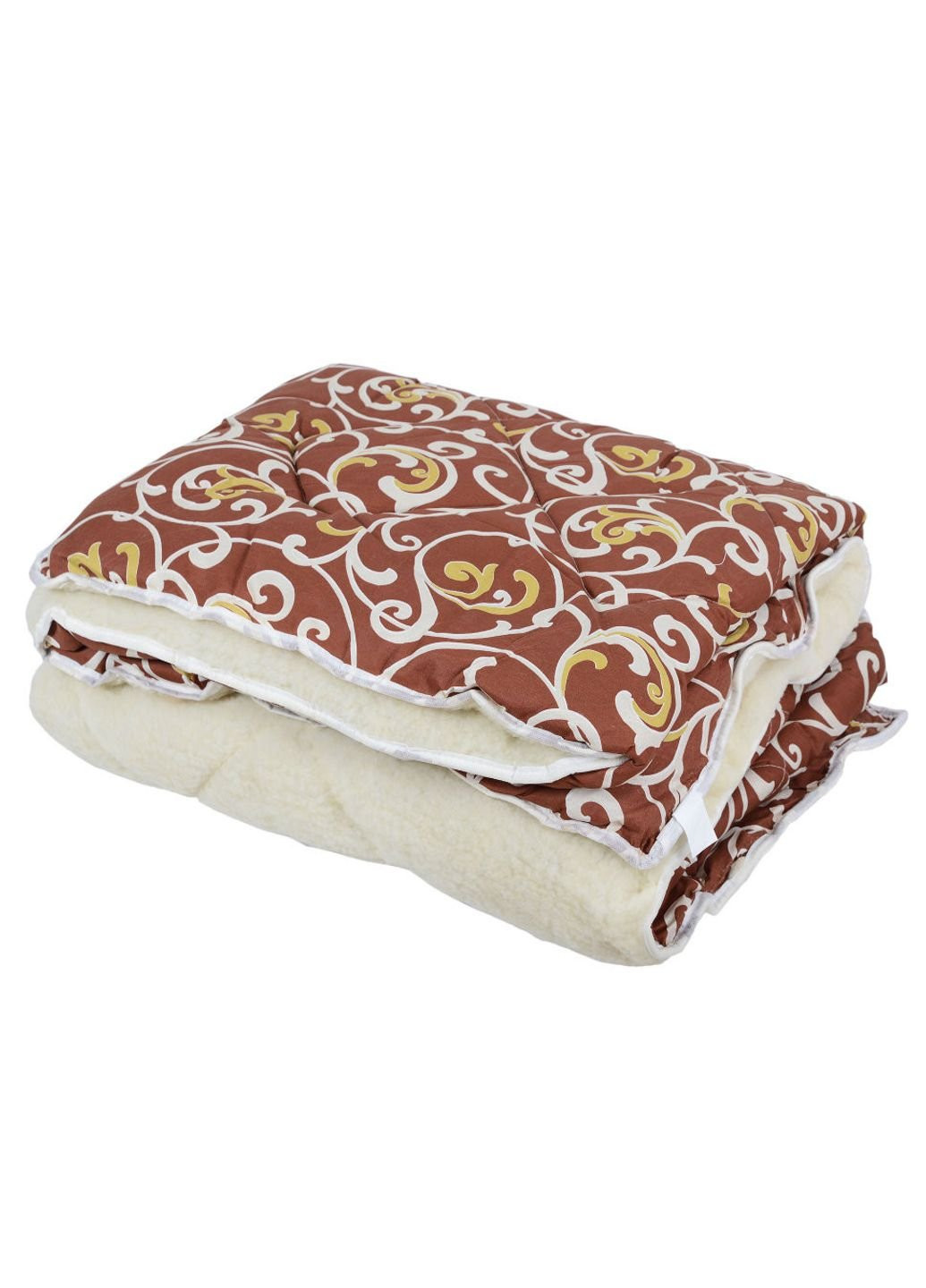 Одеяло ОТКРЫТОЕ овечья шерсть (Поликоттон) Двуспальное 180х210 51233 Moda (253618988)