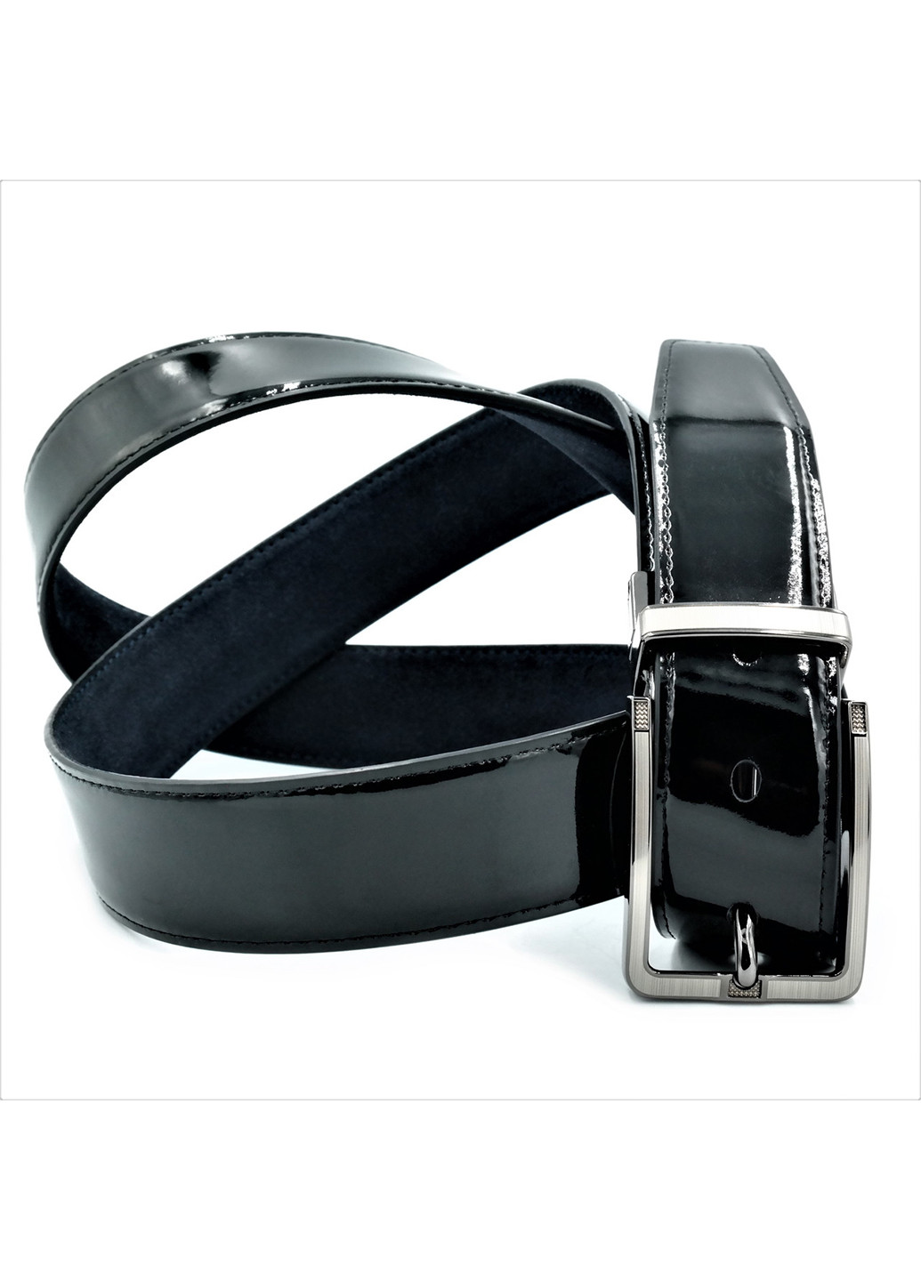 Чоловічий двосторонній шкіряний ремінь 110-125х3,5 см Weatro (252412741)