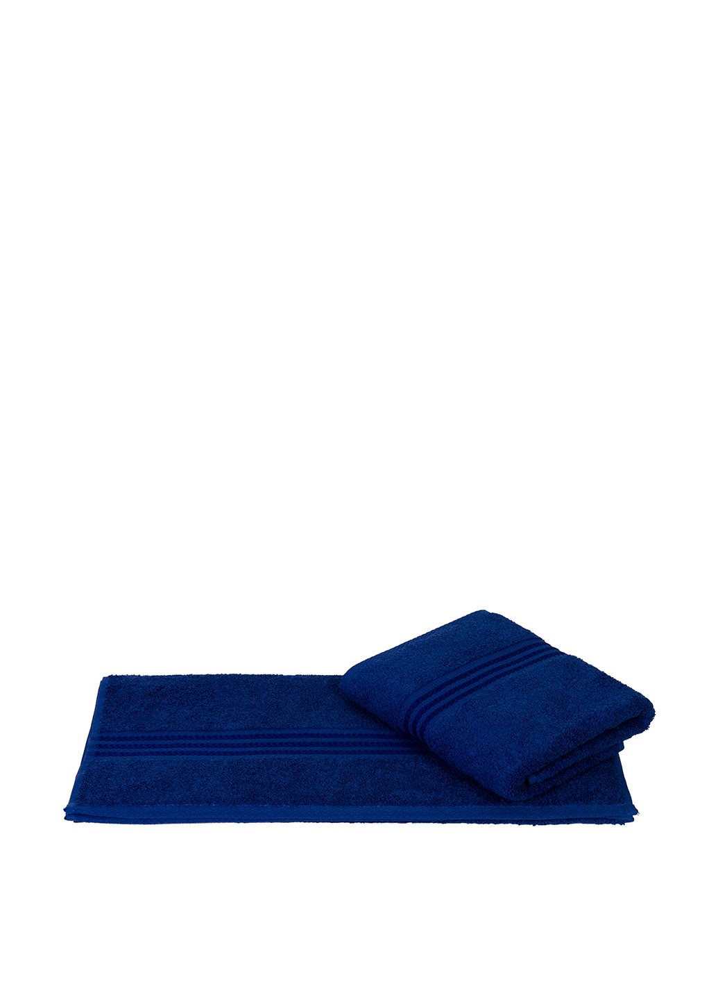 Hobby полотенце, 70х140 см смужка темно-синій виробництво - Туреччина