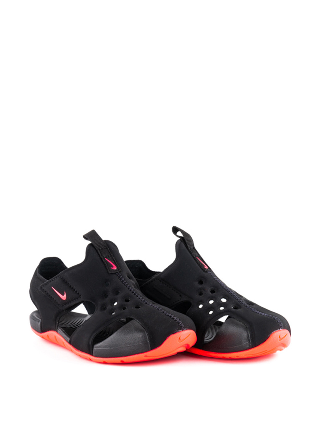 Черные спортивные сандалии Nike на липучке