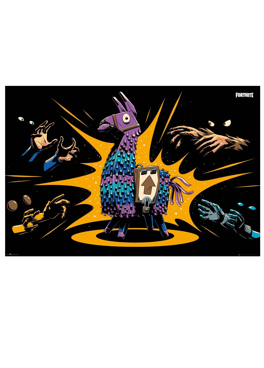 Постер GB eye Fortnite - Loot Llama Gbeye (221793641)