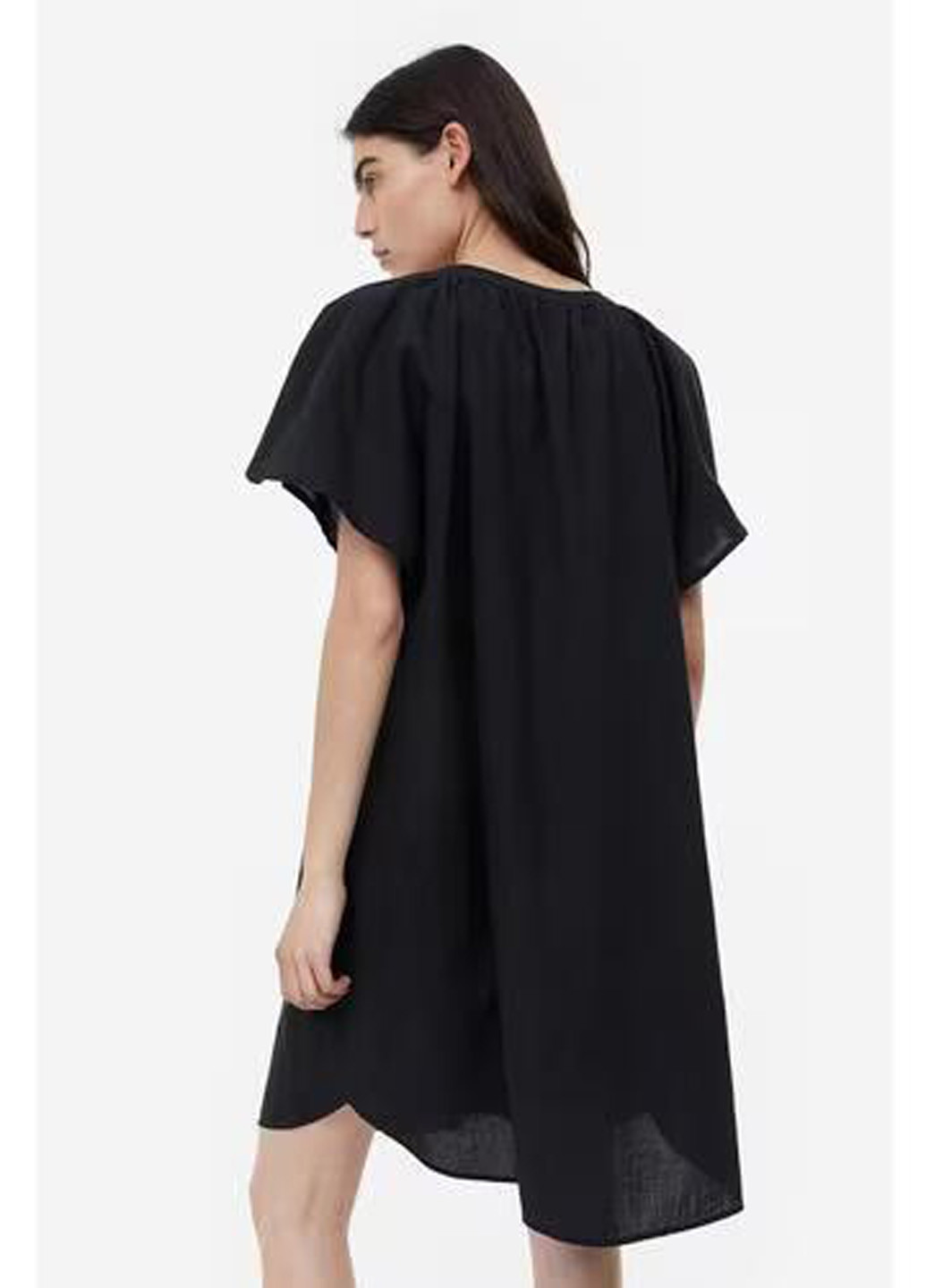 Чорна кежуал сукня H&M однотонна