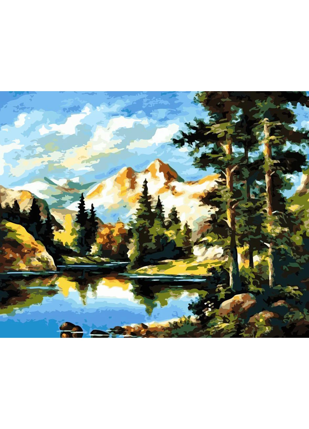 Картина за номерами "Гірський пейзаж" 40х50 см ArtStory (252132411)