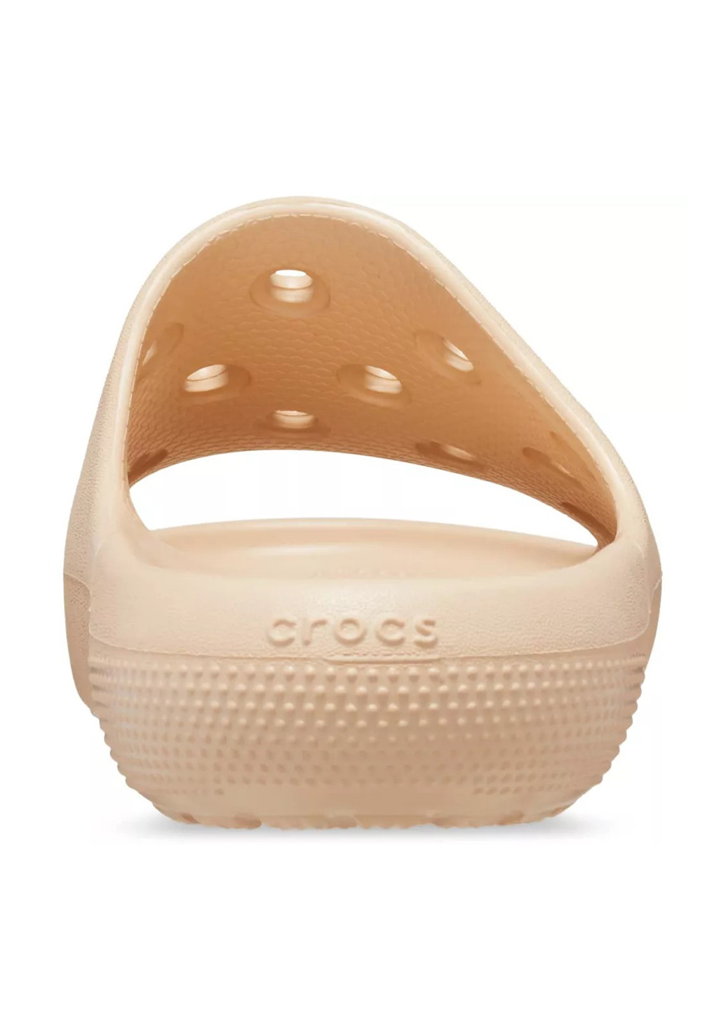 Бежевые шлепанцы Crocs