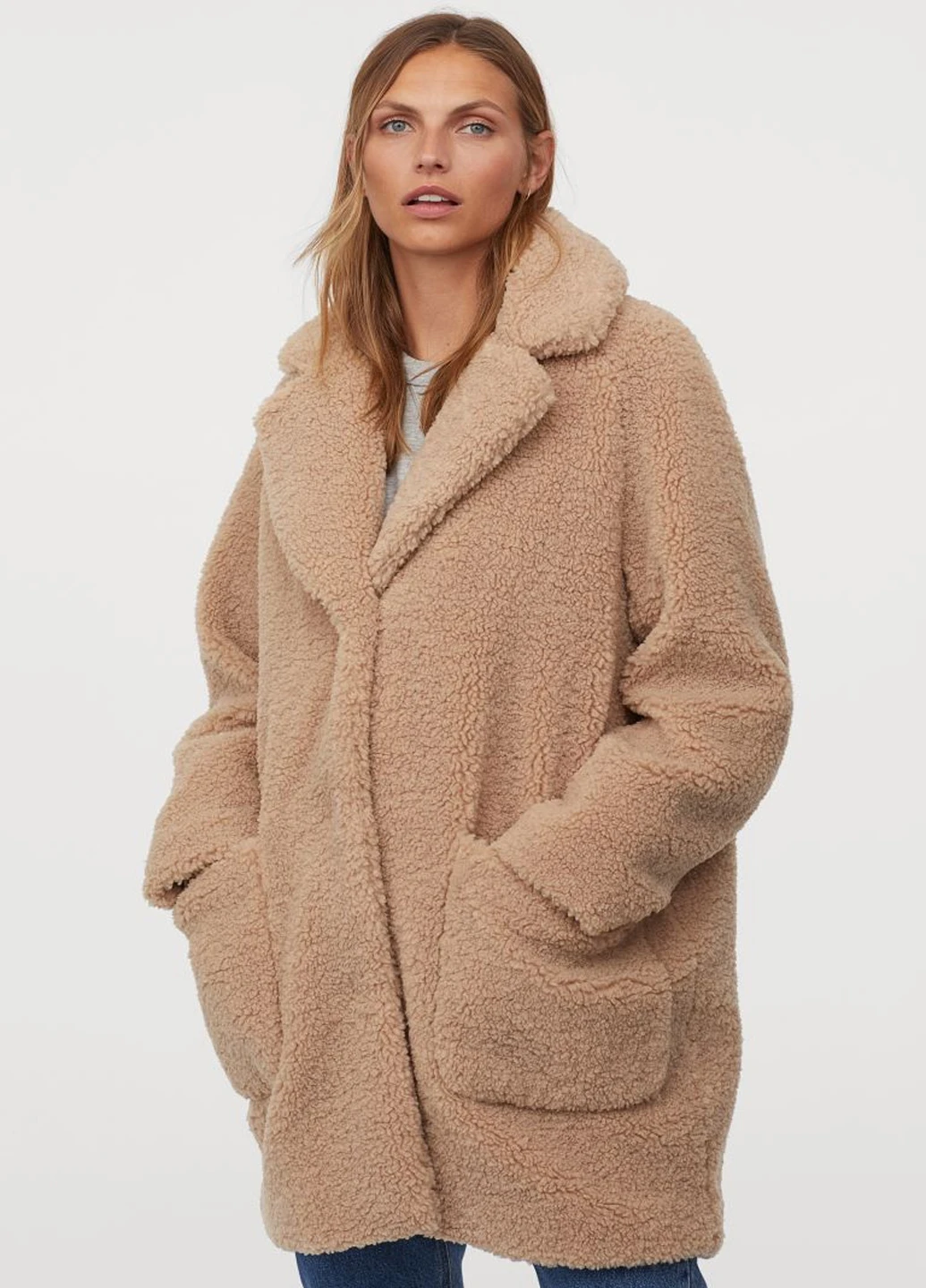 Бежевое демисезонное Пальто H&M