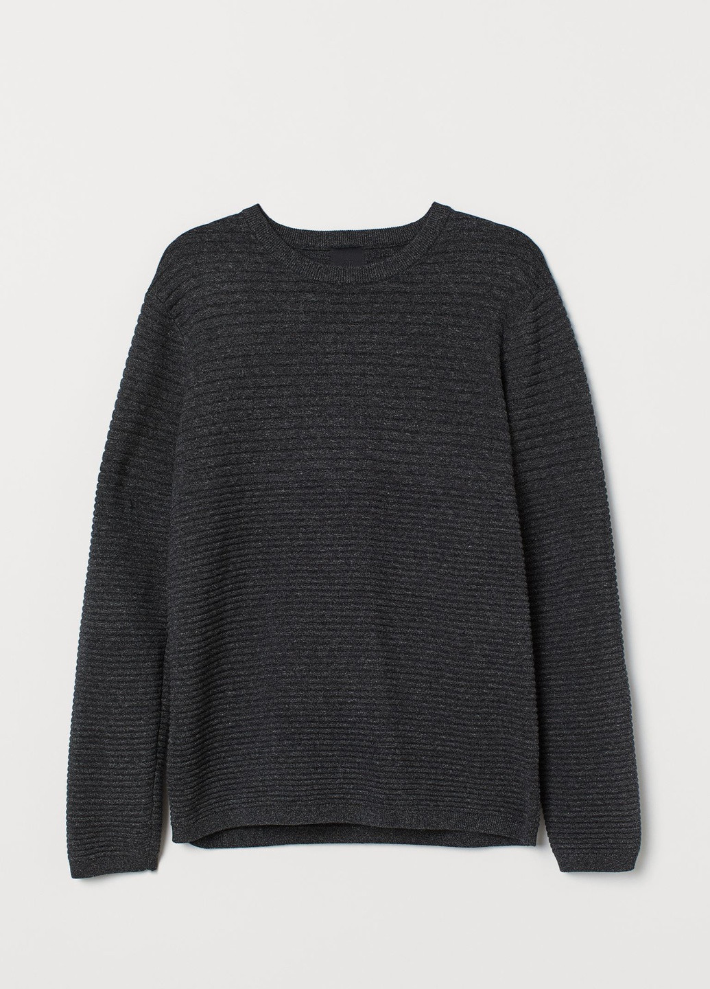 Темно-серый зимний свитер H&M