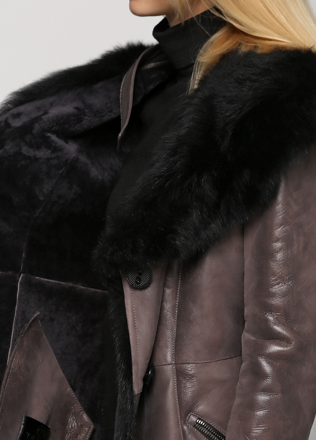 Дубленка замшевая (мех овчины, тосканы) Temer Leather (17508055)