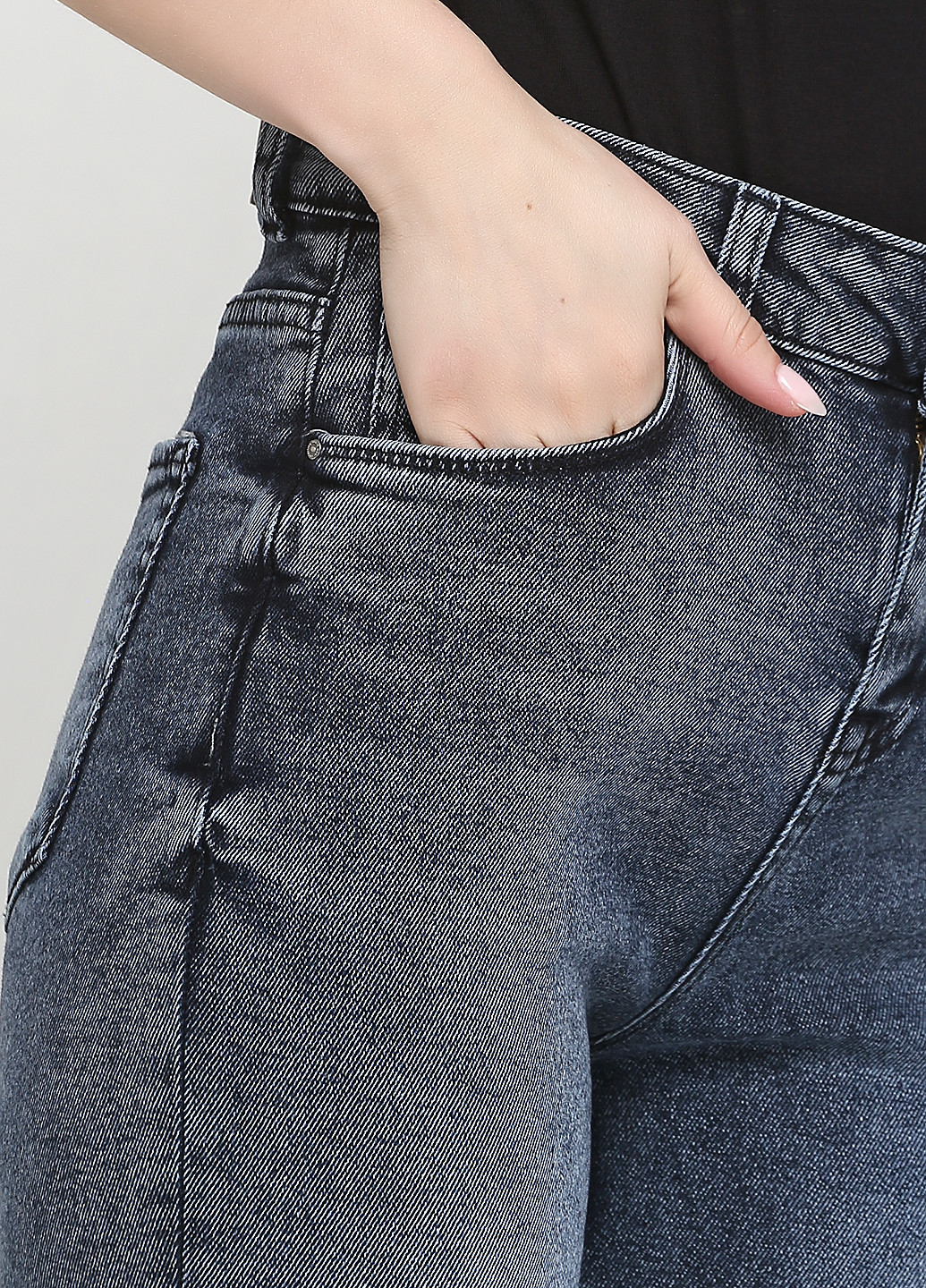 Джинси Twister прямі однотонні графітові джинсові