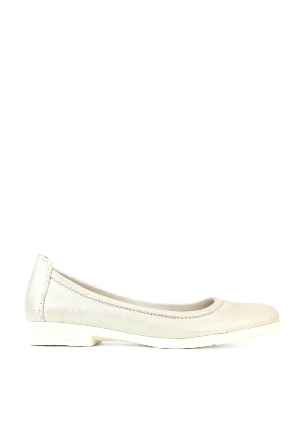 Жіночі балетки Libero | світло-бежеві однотонні без декору натуральна шкіра (302791988)