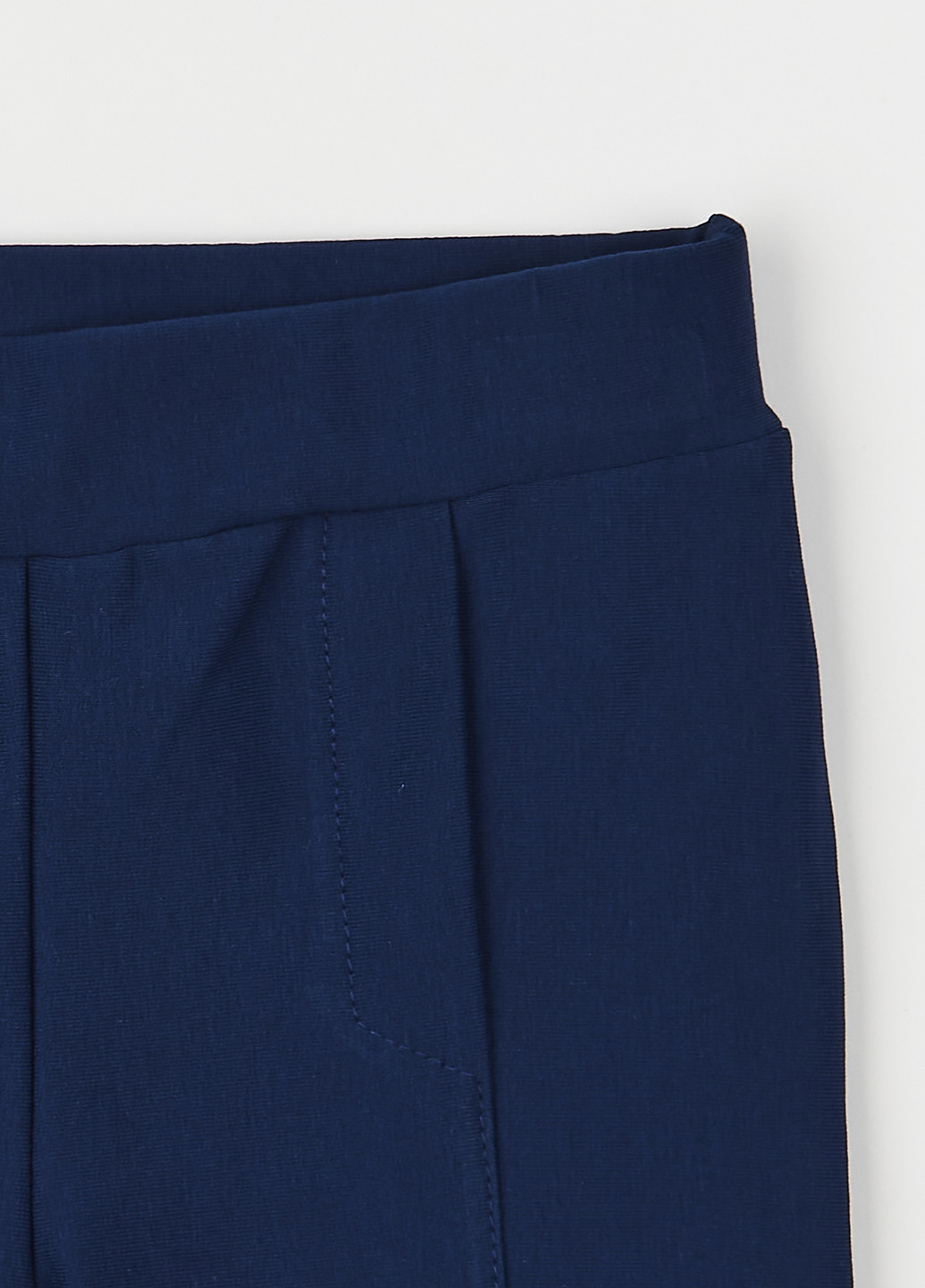 Синие кэжуал демисезонные прямые брюки Z16