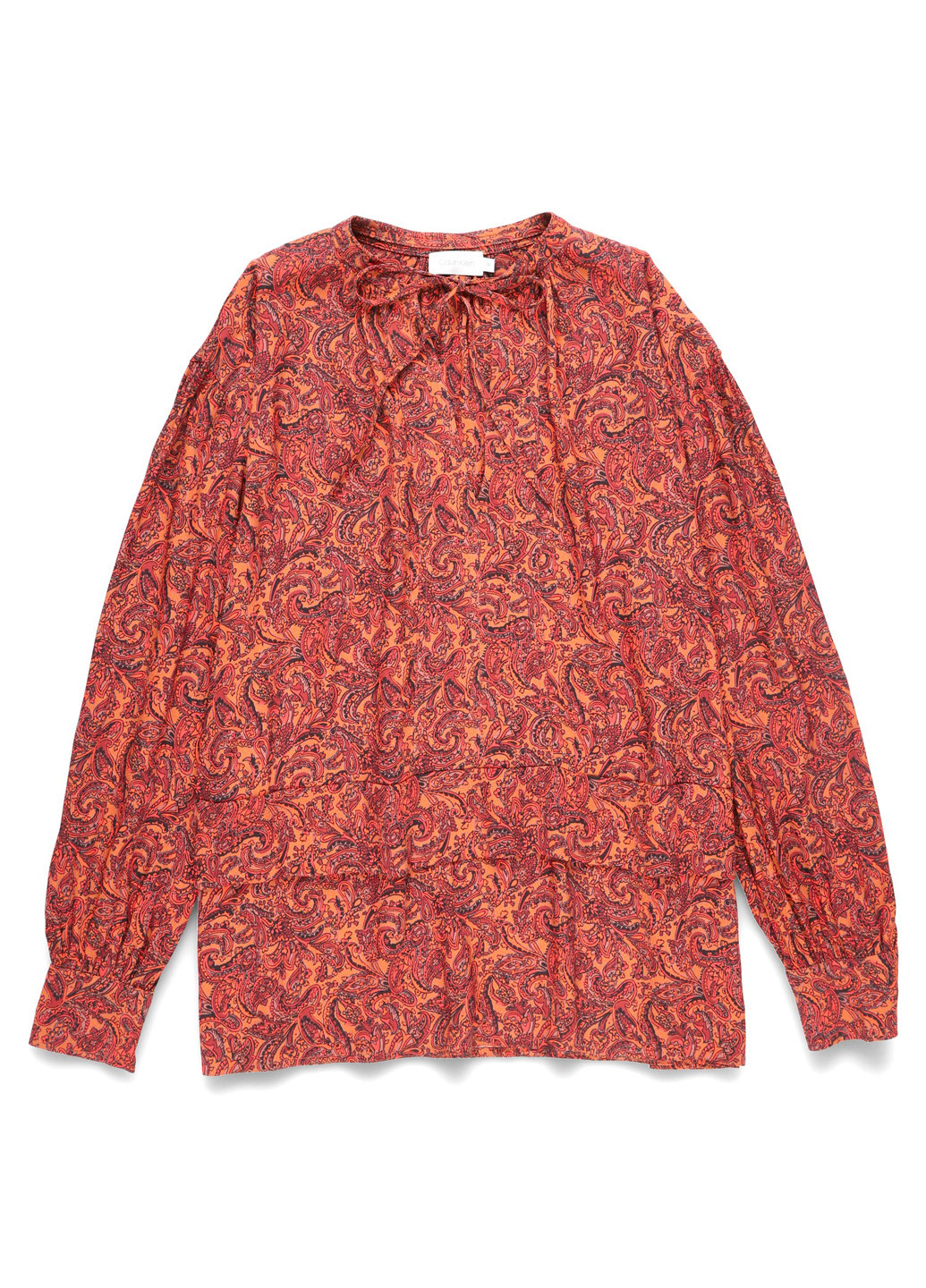 Терракотовая блуза Calvin Klein