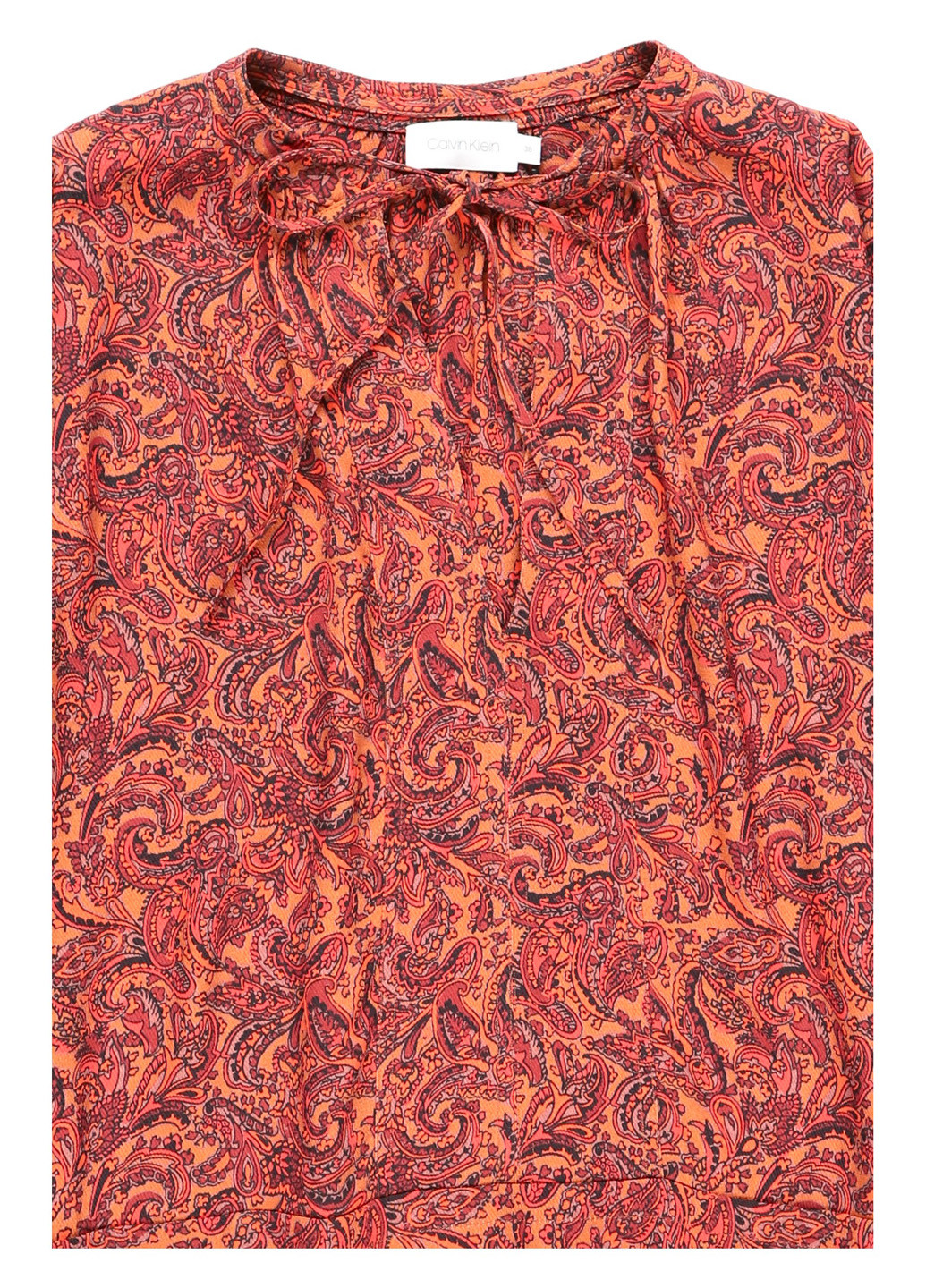 Терракотовая блуза Calvin Klein