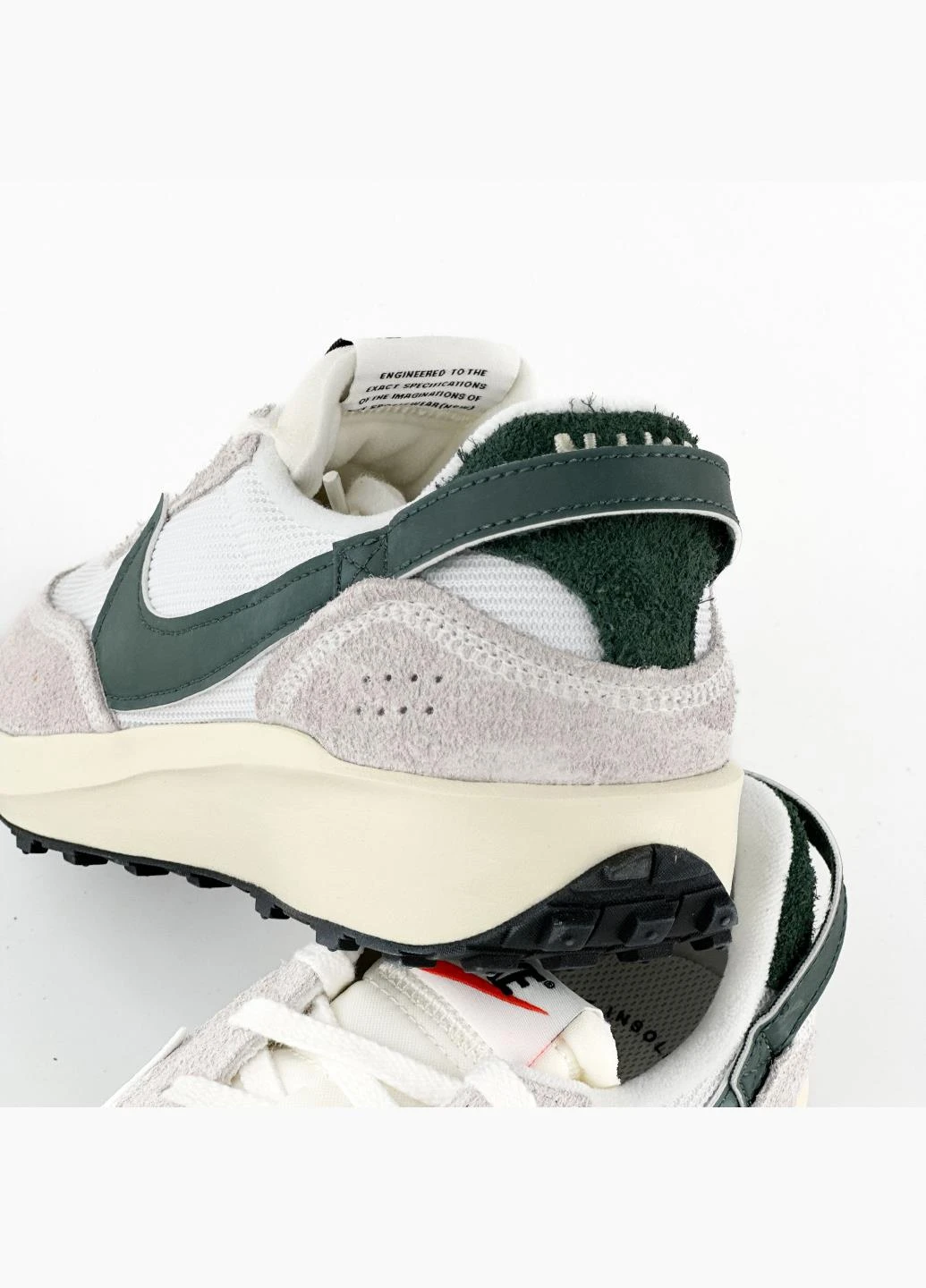Серые демисезонные кроссовки dx2931-101 Nike Waffle Debut