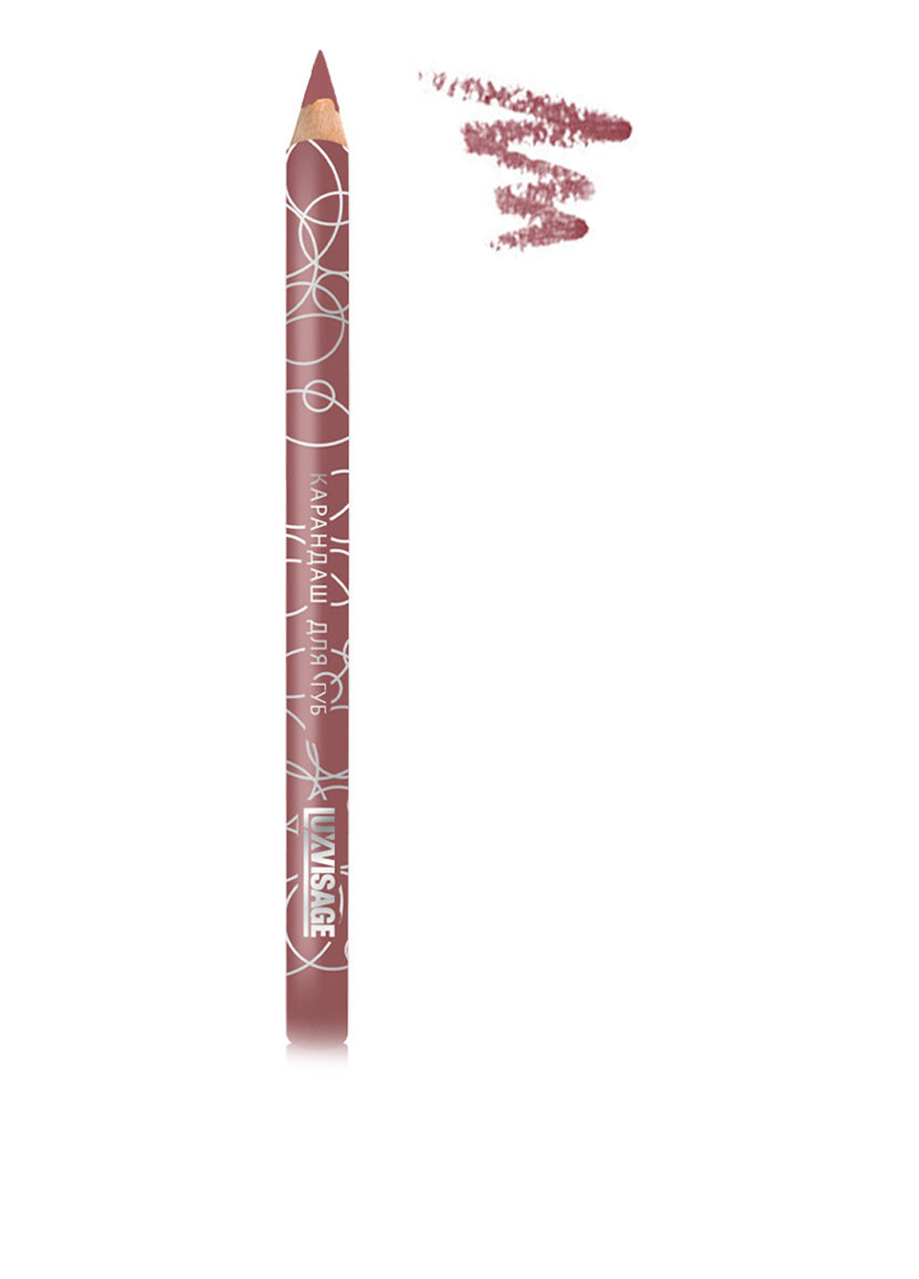 Олівець для губ №66 Лілово-коричневий, 1,75 г Luxvisage (72567965)