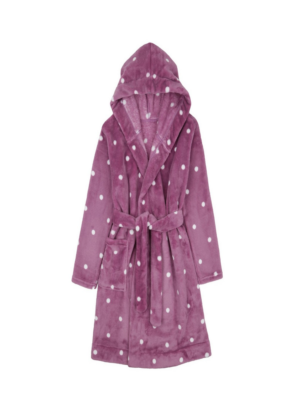 Халат для дівчинки- велсофт Фламинго Текстиль бузковий