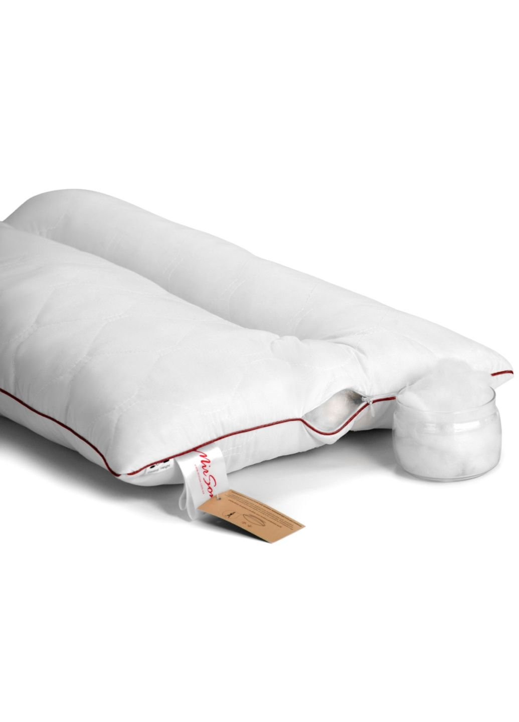 Подушка ортопедична Deluxe Eco Jojo 182 Середня 50x70 см (2200000398536) Mirson (254077224)